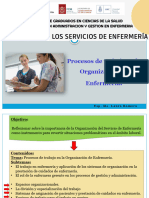 Procesos de Trabajo en La Organización de Enfermería.