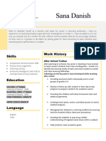 CV Template 0019