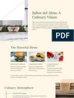 Sabor Del Alma - Culinary