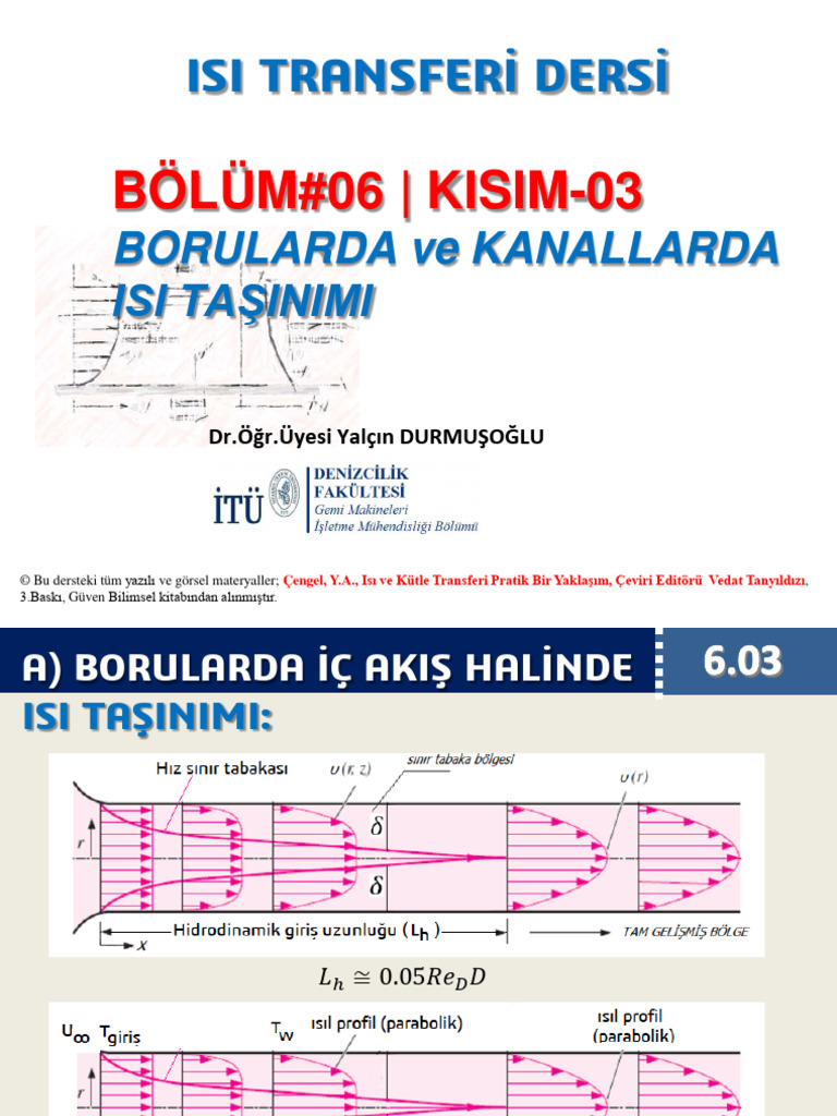 Isı Transferi - Bölüm#06.03 | PDF