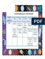 Planificador Semanal 5° - Sem 2 - Eda 9