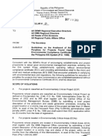 memo_circular2003-21 Guidelines on the Availment of the Reduction of Penalties for Projects Found Operating Without Environmental Compliance Certificate in Violation of the Philippine EIS System (P.D. 1586)