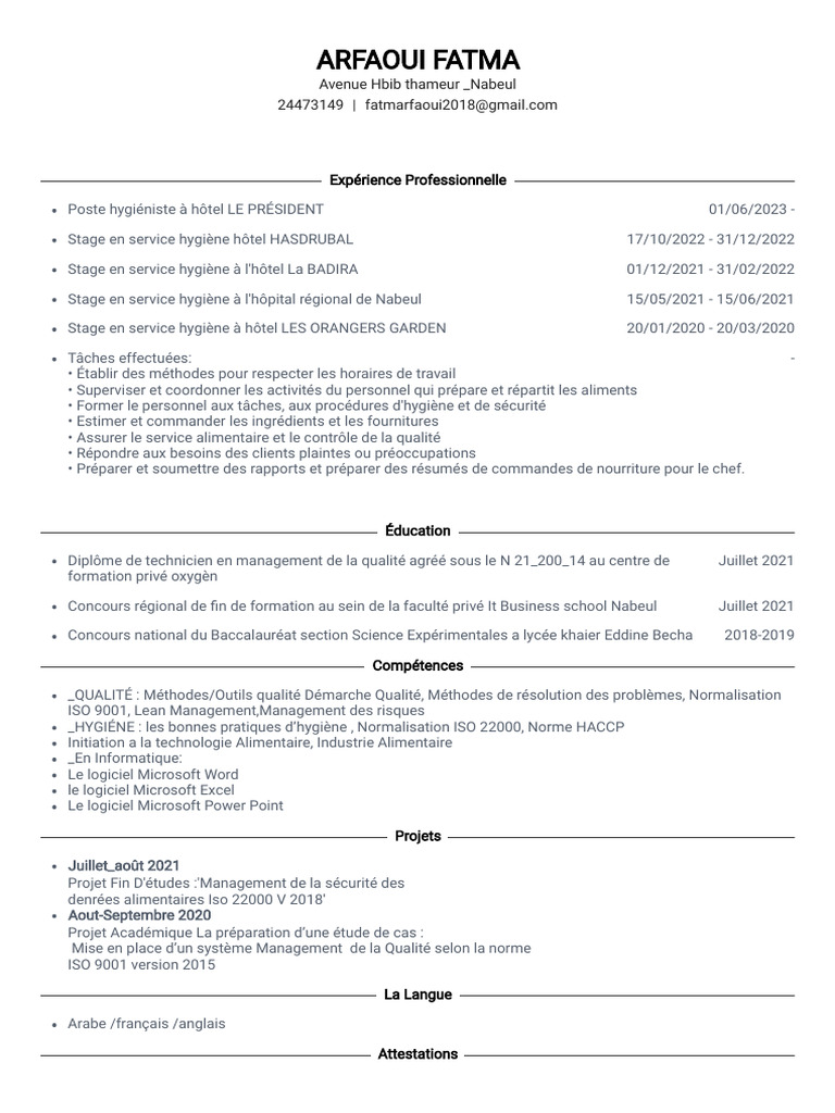 CV Mas PDF | PDF | Technologie et ingénierie