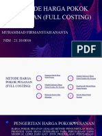 Presentation Metode Harga Pokok Pesanan - Full Costing