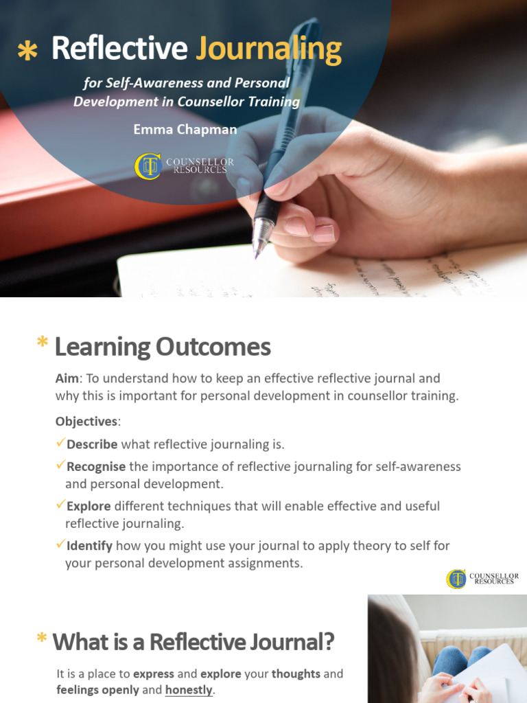 Reflective Journaling Pdf Self Awareness Feeling