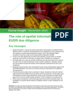 EFI 2023 Role of Spatial Information For EUDR Due Dilligence