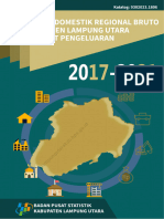 Produk Domestik Regional Bruto Kabupaten Lampung Utara Menurut Pengeluaran 2017-2021