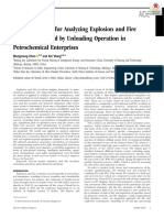 A Bow-Tie Model For Analyzing Explosion and Fire Accidents Induced by Unloading Operation in Petrochemical Enterprises