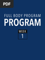 Full Body Program 