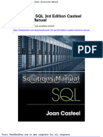 Oracle 12c SQL 3rd Edition Casteel Solutions Manual