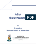 MICROWAVE ENGINEERING-Module-6A-Measurments
