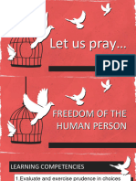 Freedom of The Human Person