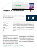 Assessment of The Potential For Hydrogen Production From Renewable Resources in Argentina