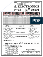 8279-3rd Etc Th-3 de 1st Unit Basics of Digital Electronics