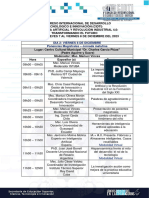 Cronograma V CIDTI Dia 2 - Viernes