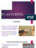 PLASTERING