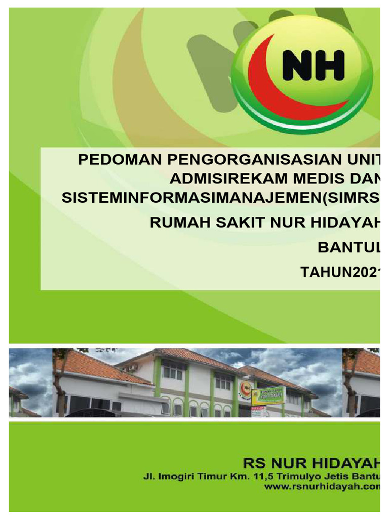 PDNH 28 RSNH PDNH II 2021 Pedoman Organisasi Unit Rekam Medis Admisi ...