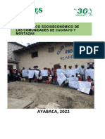 Diagnostico Socioeconómico Comunidades de Cuchayo y Mostazas 2022 - ESCAES