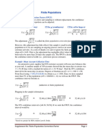 Finite Populations