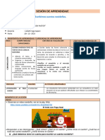 Sesión de Aprendizaje 18 de Dic. Comunicacion y Personal Social