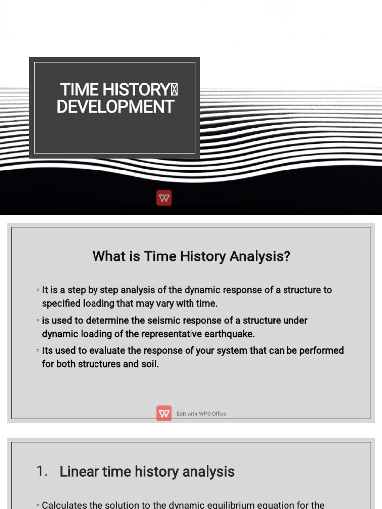 Time History Analysis for Seismic Response | PDF