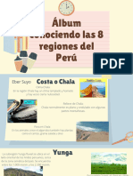 Album Conociendo Las 8 Regiones Del Peru 5to A