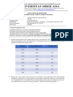 Contoh Soal Dan Jawaban UTS - Analisis Sekutitas Dan Portofolio - AK501 - 2023