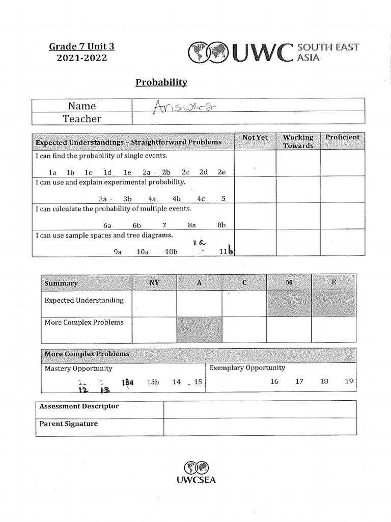 G7 2021 22 probability solutions pdf