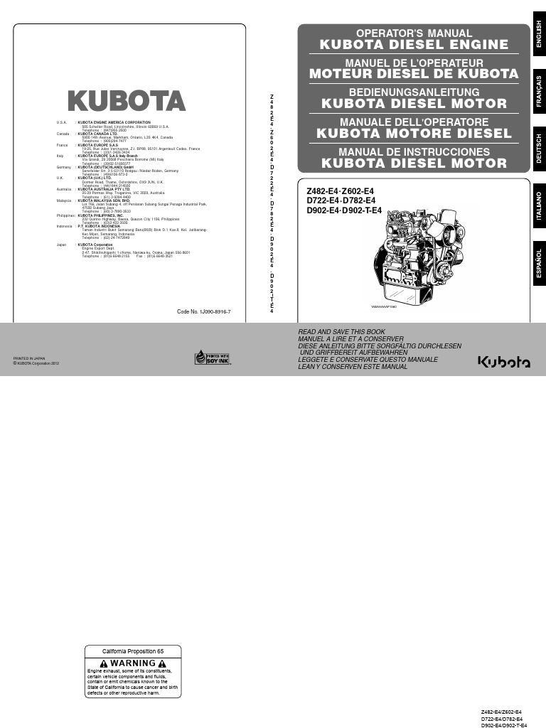 KUBOTA D902 WORKSHOP MANUAL PDF FREE DOWNLOAD visual data 7