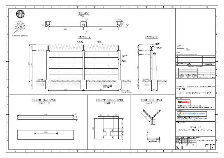 Detail of Boundary Fence and Gate PDF