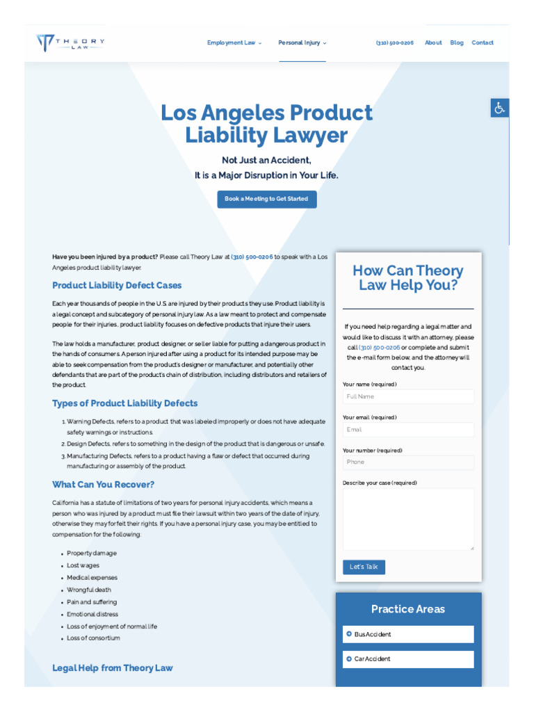 MELBOURNE PRODUCT LIABILITY LAWYER intelligence overview