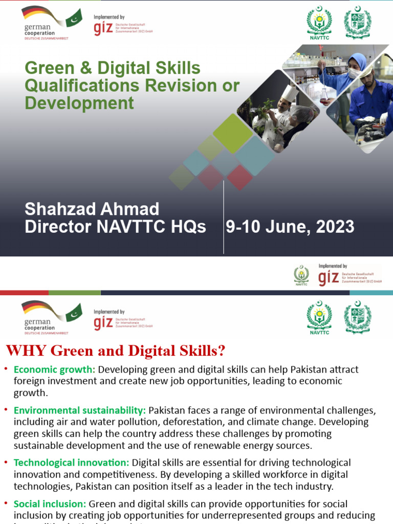 Green and Digital Skills for Sustainability | PDF | Sustainable ...