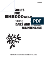 HITACHI EH5000AC-3 Daily and Weekly Maintenance KO-518-00