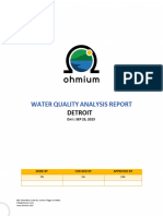 DETROIT - Water Analysis Report, SEP 25, 2023