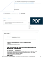 (PDF) The Evaluation of Human Rights - An Overview in Historical Perspective