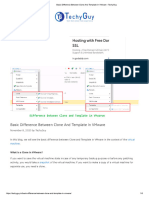 Basic Difference Between Clone and Template in VMware