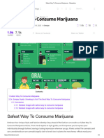 Safest Way To Consume Marijuana - Otosection - 2