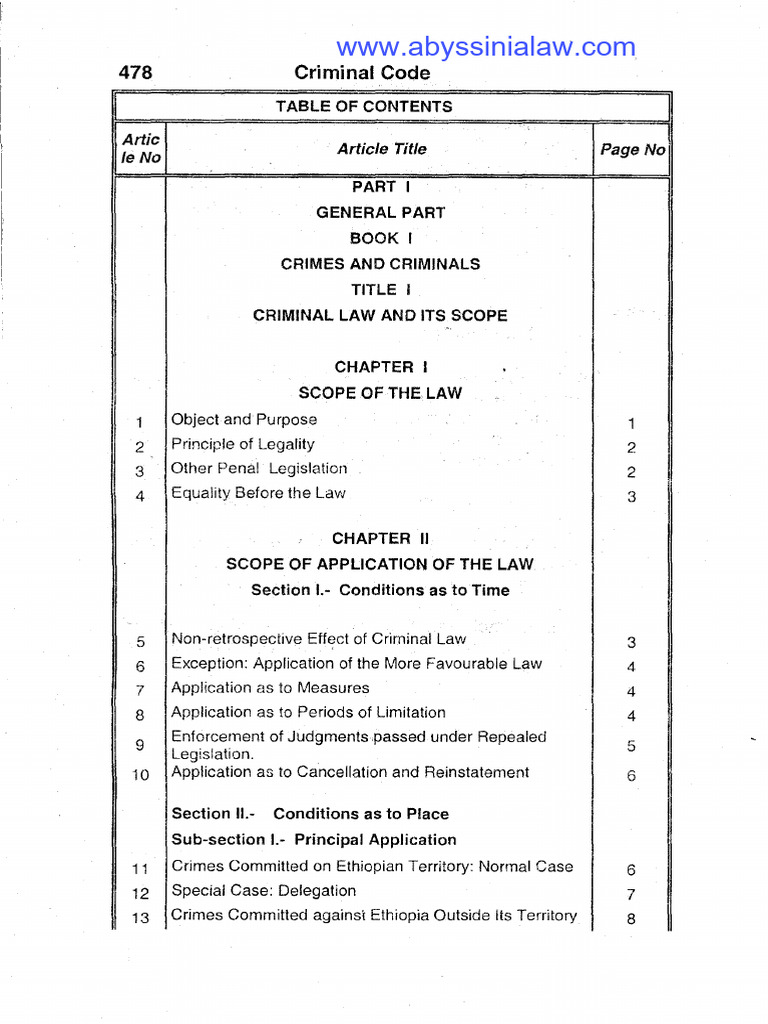 Criminal Code (New) (English) PDF Treason Crimes