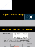 Aljabar Linear Dengan Obe