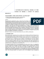 COLLABORATIVE GOVERNANCE DIGITAL MODEL IN THE BUSINESS ECOSYSTEM OF MSMEs A STUDY IN LEBAK REGENCY