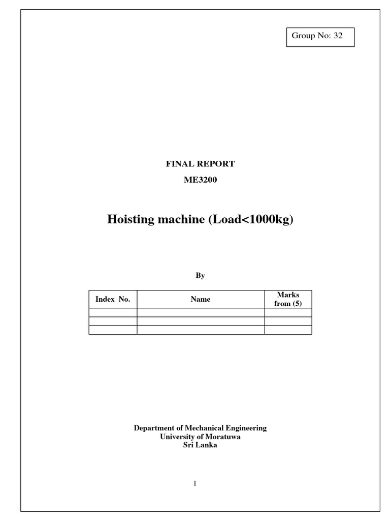 Calculation Report Final | PDF | Gear | Bending
