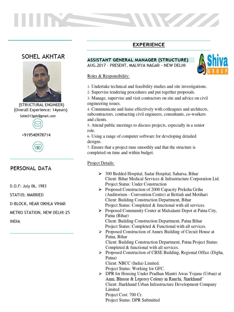 Sohel Akhtar | PDF | Real Estate | Engineering
