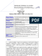 Modelo de Relatorio Final para PIBIC-PIBITI-PIBIC AF e Balcao