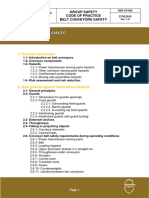 code of practice for belt conveyors safety