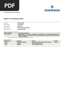 DeltaV v15.LTS Release Notes NK-2200-0459