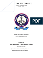 B.SC., Digital and Cyber Forensic Science