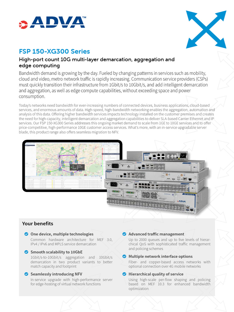 FSP 150-XG300 Series Overview | PDF | Computer Network | Quality Of Service