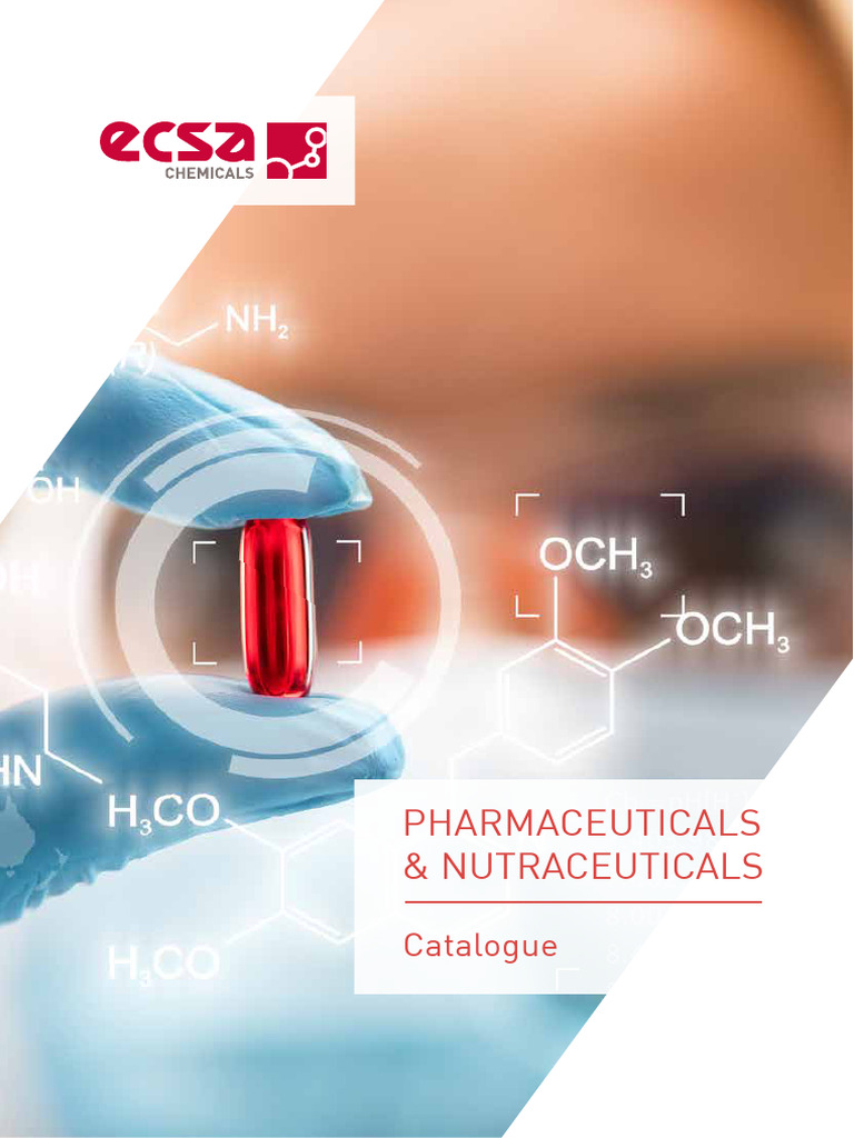 ECSA Chemicals Pharma e Nutra Catalogue en - Cleaned | PDF | Sugar ...
