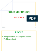 Lecture 9 Solid Mechanics
