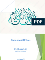 Lec 5 - Professional Ethics - HU-222